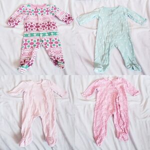 6 Month Girls Assorted Sleepers